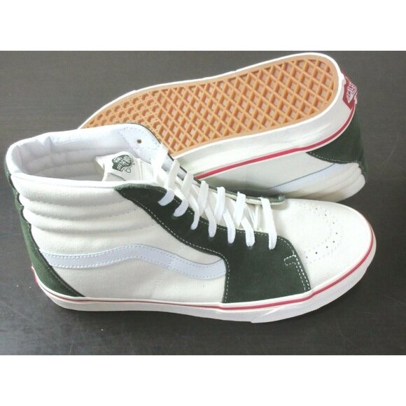 COPY - Vans Sk8-Hi Retro Sport Marshmallow White Kombu Green Skate shoes Size 9… - Picture 3 of 5